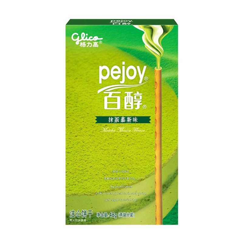 TESOLIFE特搜商城 GLICO PEJOY MATCHA MOUSSE FLAVOR
