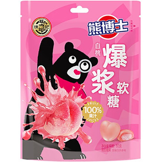 XFJ DR. BEAR PEACH JUICE SOFT CANDY - TESOLIFE特搜商城