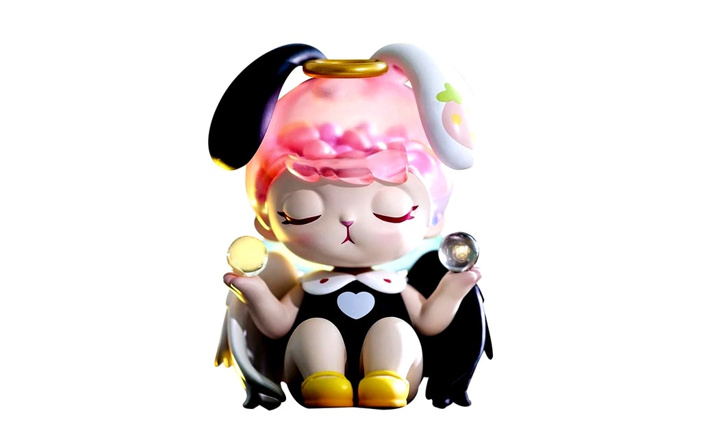 TESOLIFE特搜商城 POPMART BUNNY BLACK & WHITE ANGEL