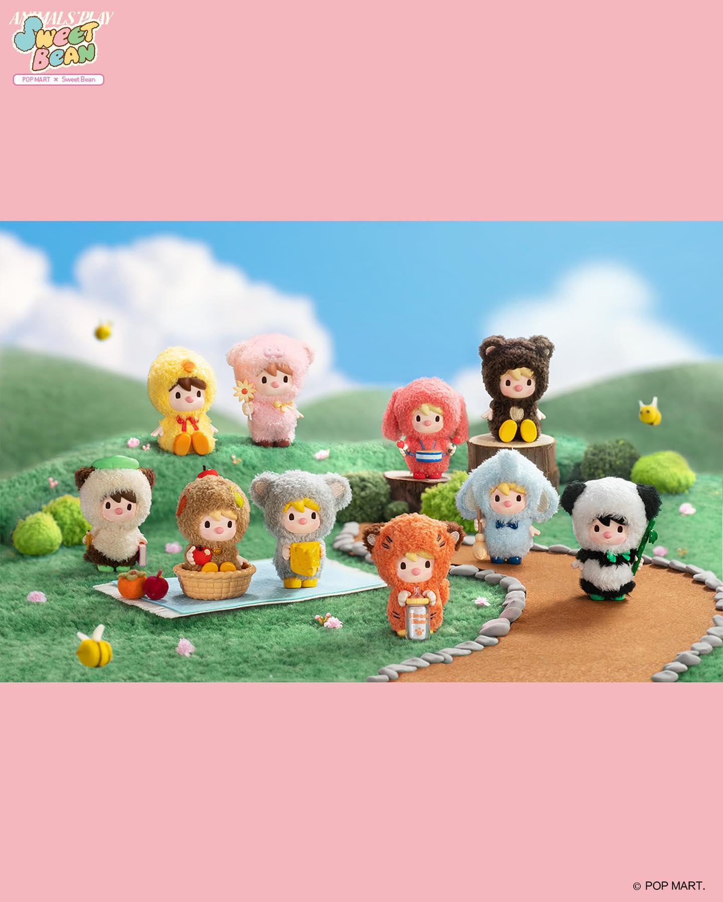 POPMART SWEET BEAN ANIMALS PLAYING - TESOLIFE特搜商城