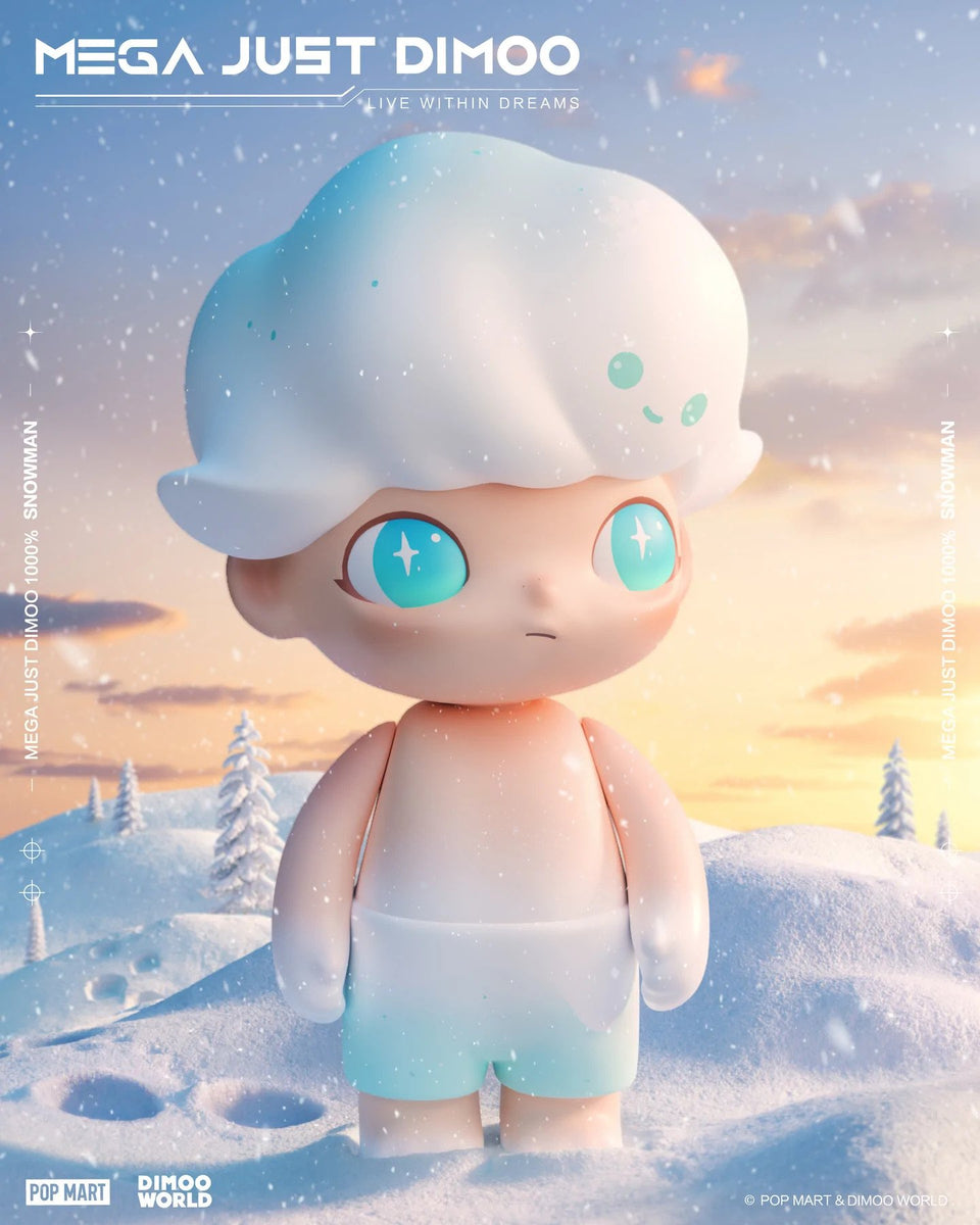 POPMART MEGA JUST DIMOO 1000% SNOWMAN - TESOLIFE特搜商城