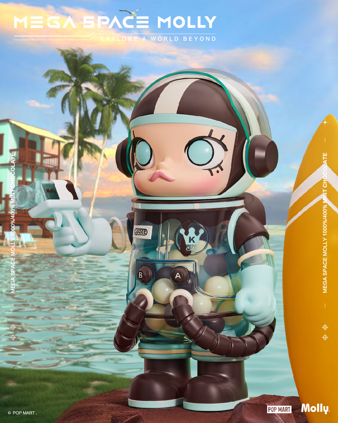 MEGA space Molly 1000% ミントチョコレート MEGA SPACE MOLLY 1000% Mint Chocolate - Mega 1000% - POP
