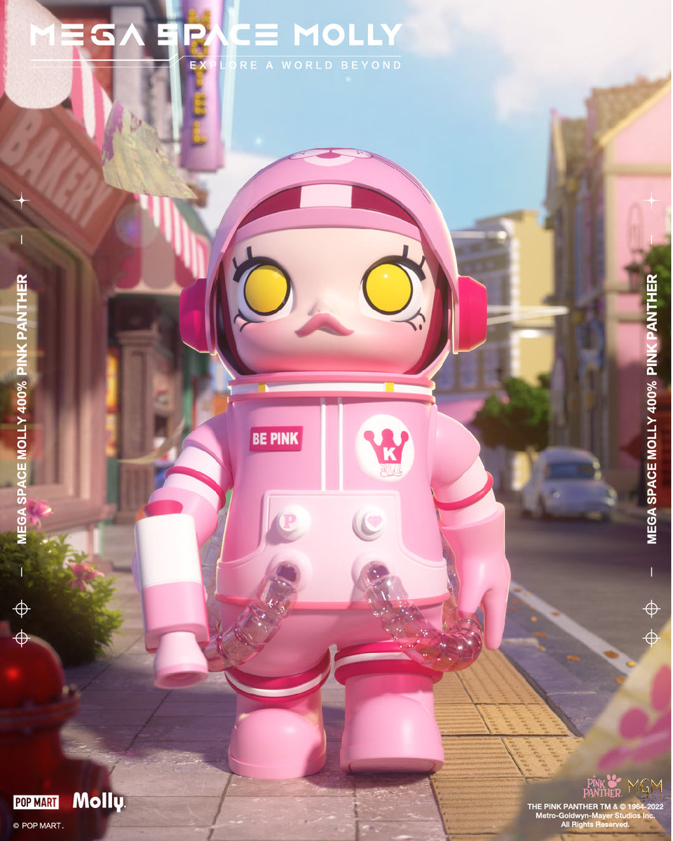 POPMART MEGA SPACE MOLLY 400% PINK PANTHER - TESOLIFE特搜商城