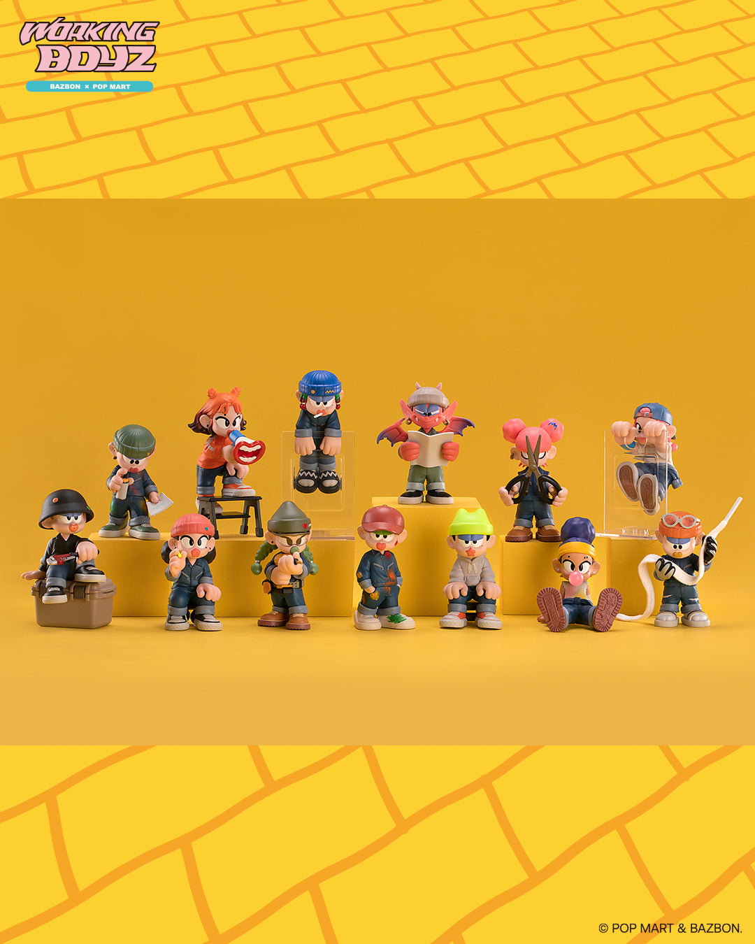 POPMART BAZBON WORKING BOYZ SERIES - TESOLIFE特搜商城