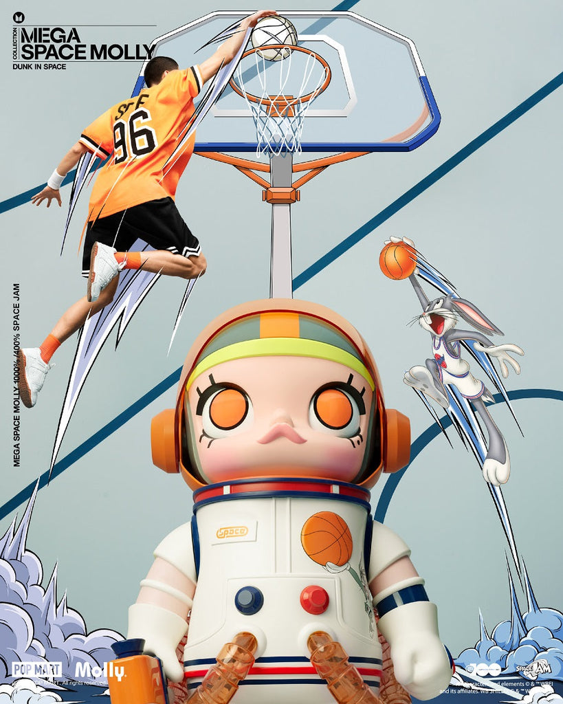 Mega Space Molly 400% Space Jam フィギュア TESOLIFE特搜商城 POPMART MEGA SPACE MOLLY 400% SPACE JAM