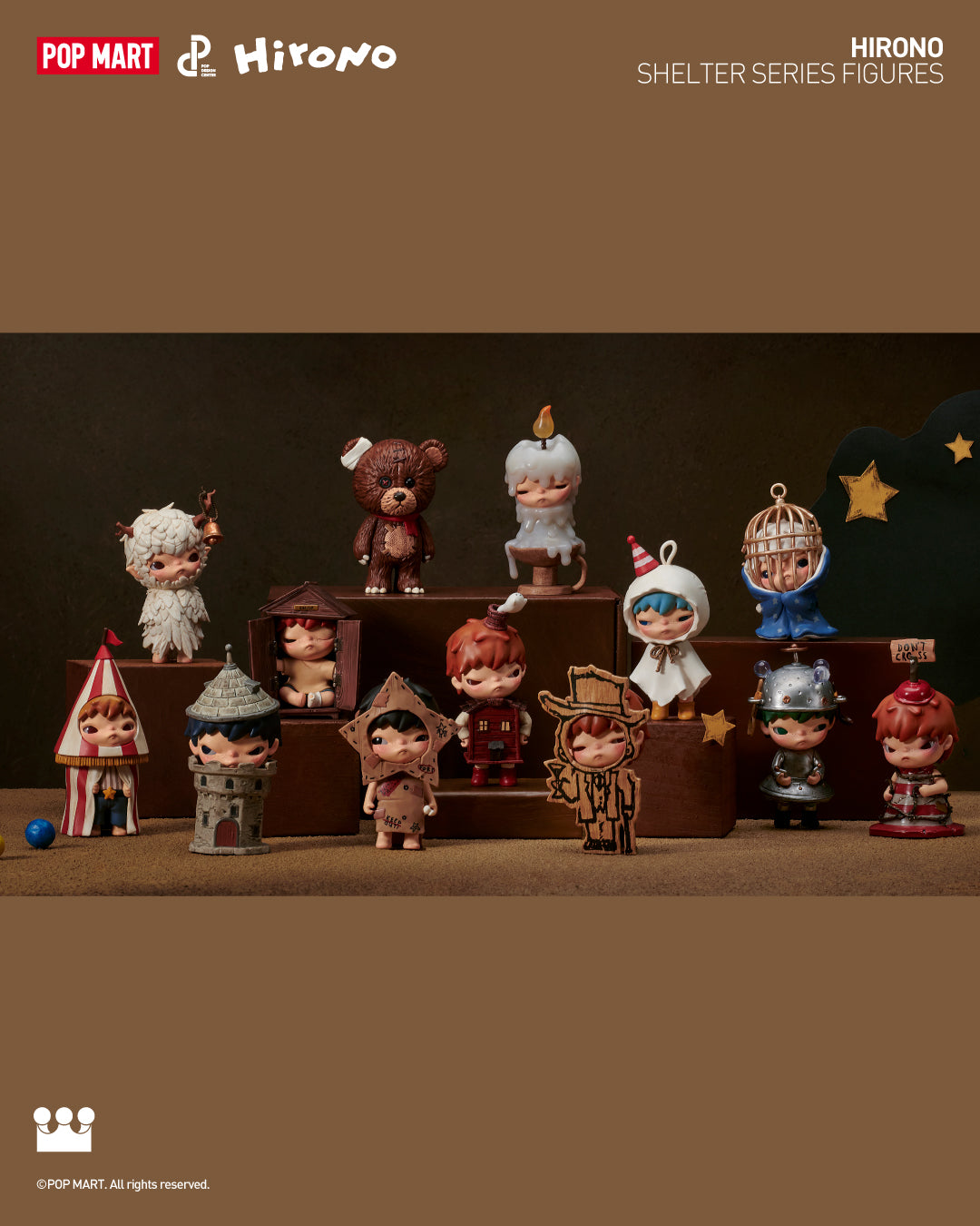 TESOLIFE特搜商城 POPMART HIRONO SHELTER SERIES FIGURES