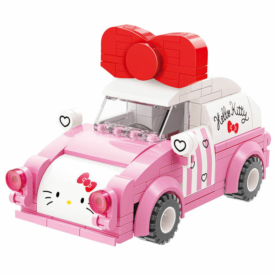 TESOLIFE特搜商城 QMAN HELLO KITTY MINI-CAR