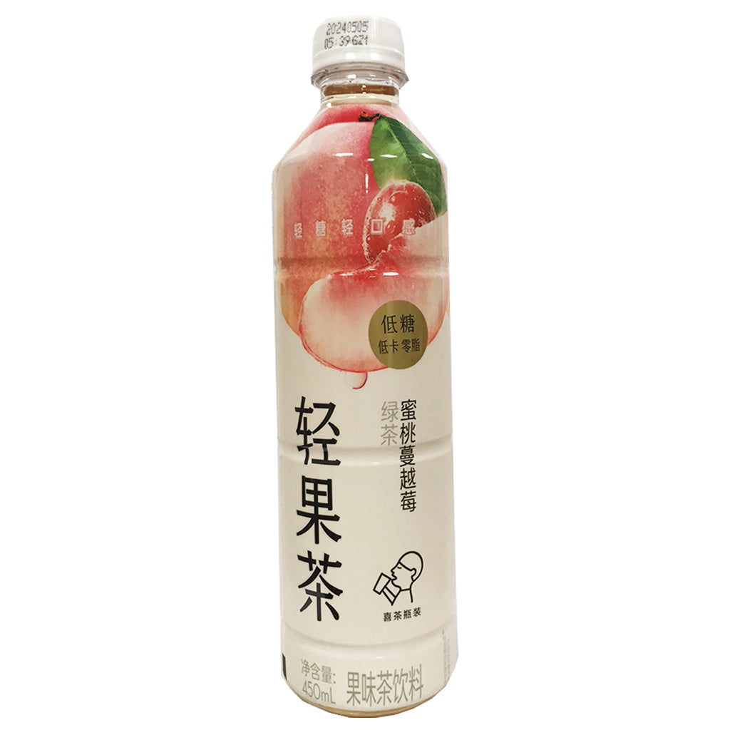 TESOLIFE特搜商城 HEYTEA LIGHT FRUIT TEA PEACH AND CRANBERRY FLAVOR