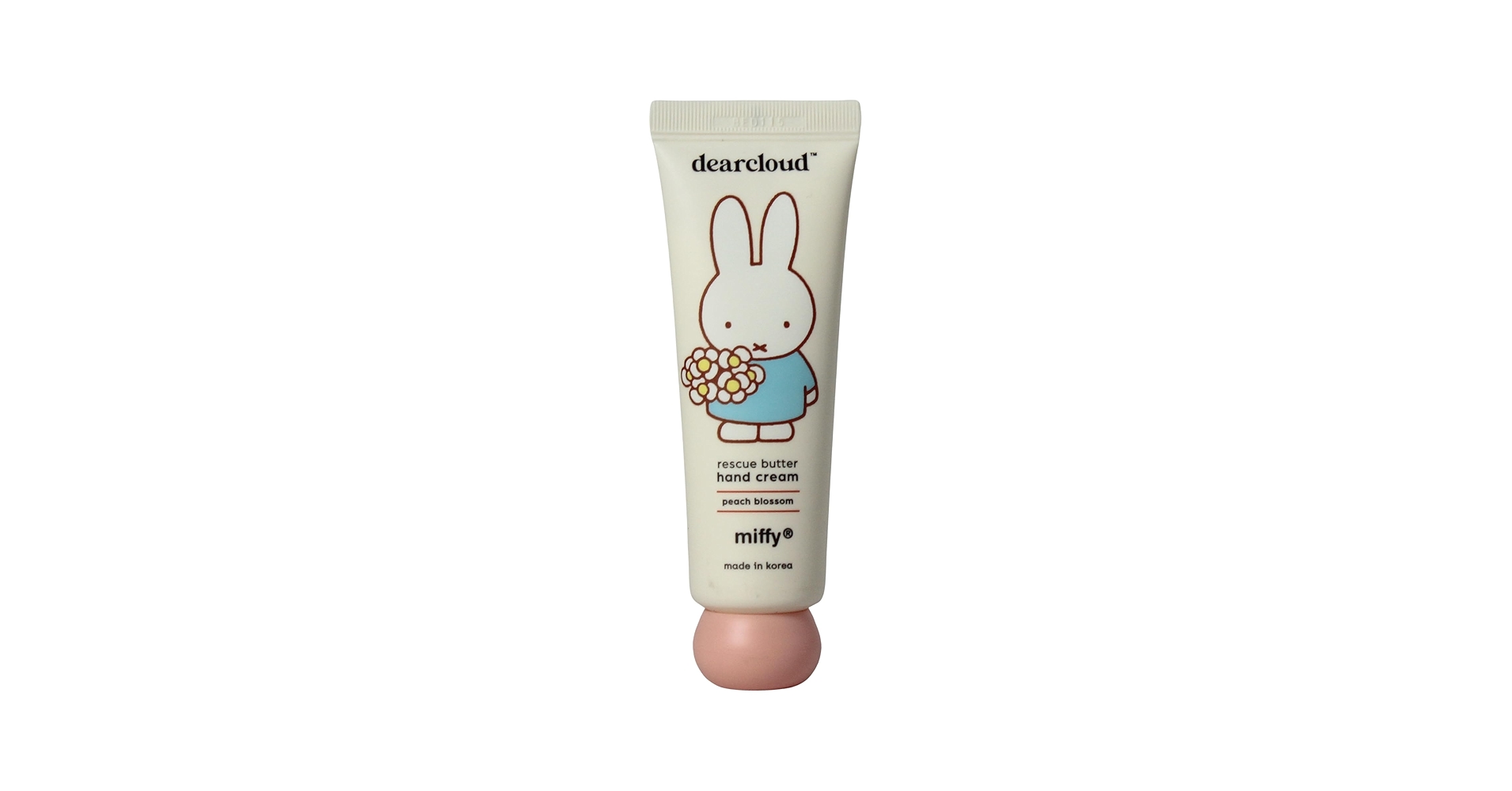 TESOLIFE特搜商城 DEARCLOUD MIFFY RESCUE BUTTER HAND CREAM PEACH