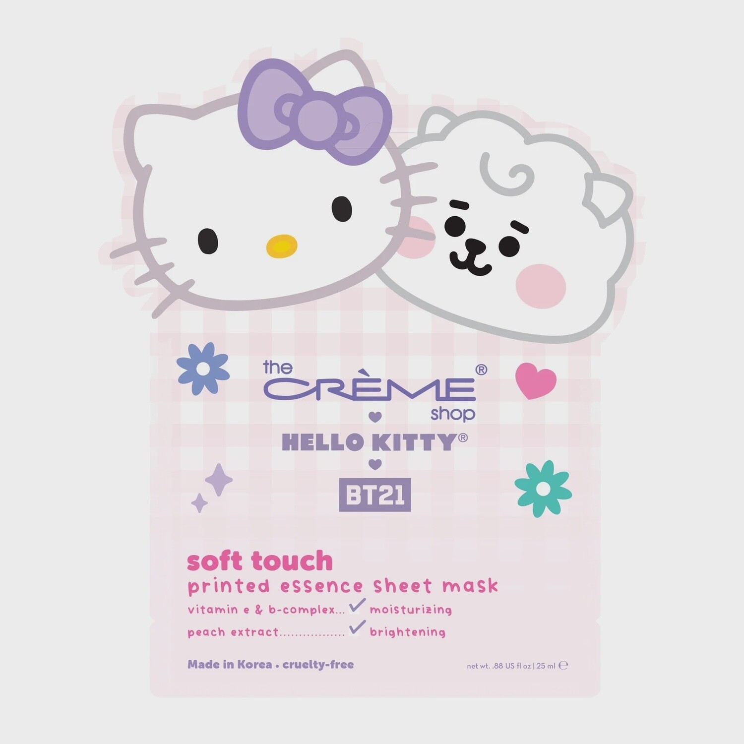 TESOLIFE特搜商城 TCS SANRIO HK BT21 PRINTED ESSENCE SHEET MASK CHIMMY