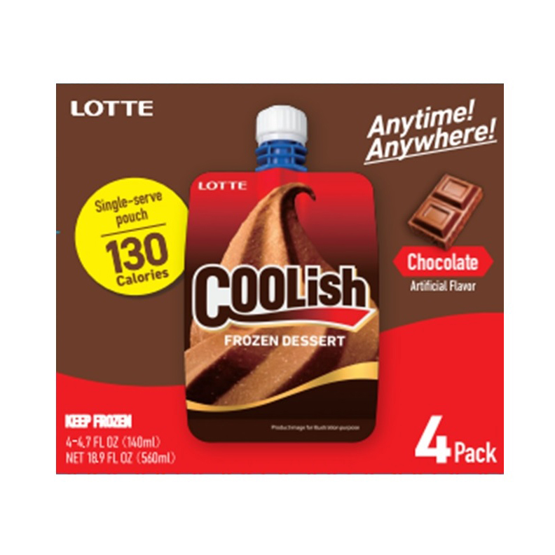 LOTTE COOLISH CHOCOLATE 4P - TESOLIFE特搜商城