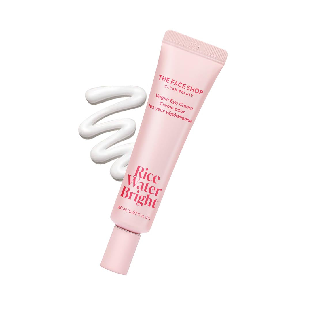 TESOLIFE特搜商城 THE FACE SHOP VEGAN EYE CREAM RICE WATER BRIGHT