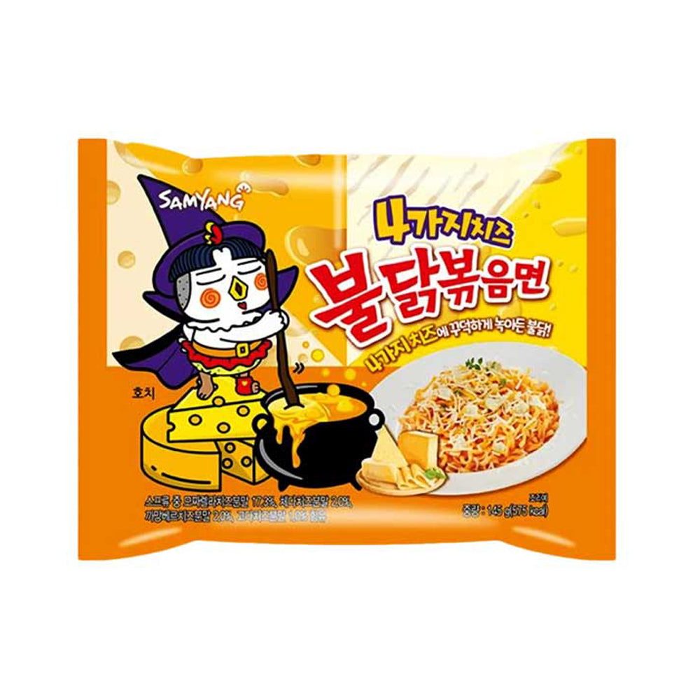 TESOLIFE特搜商城 SY ARTIFICIAL SPICY CHICKEN RAMEN QUATTRO CHEESE 1P