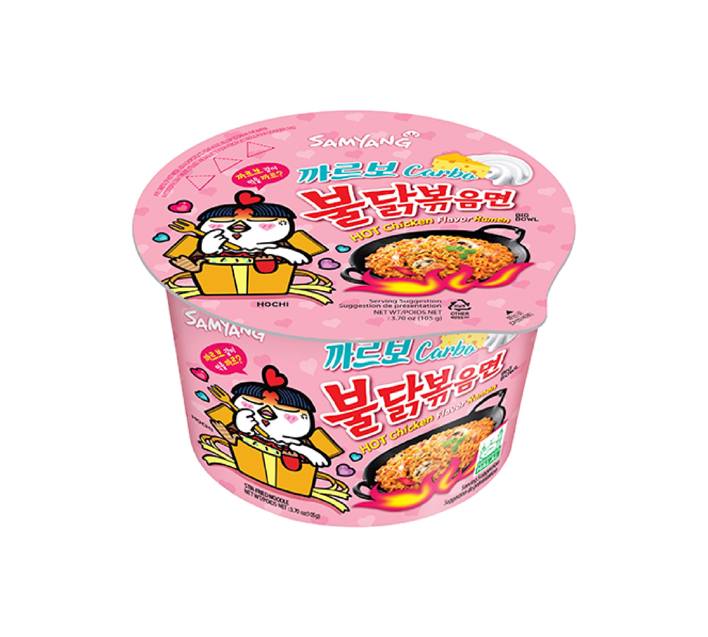 TESOLIFE特搜商城 SAMYANG ARTIFICIAL SPICY CHICKEN RAMEN CHEESE BOWL