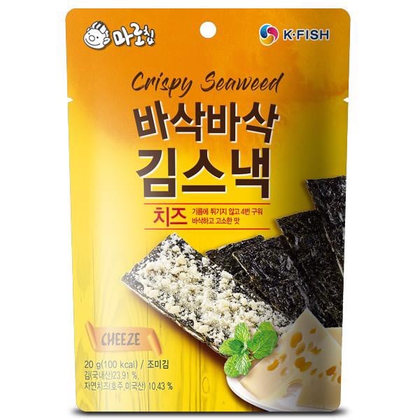食糧補充/Stock Up 英語版 4枚 KWANG SEAWEED SNACK CHEESE - TESOLIFE特搜商城