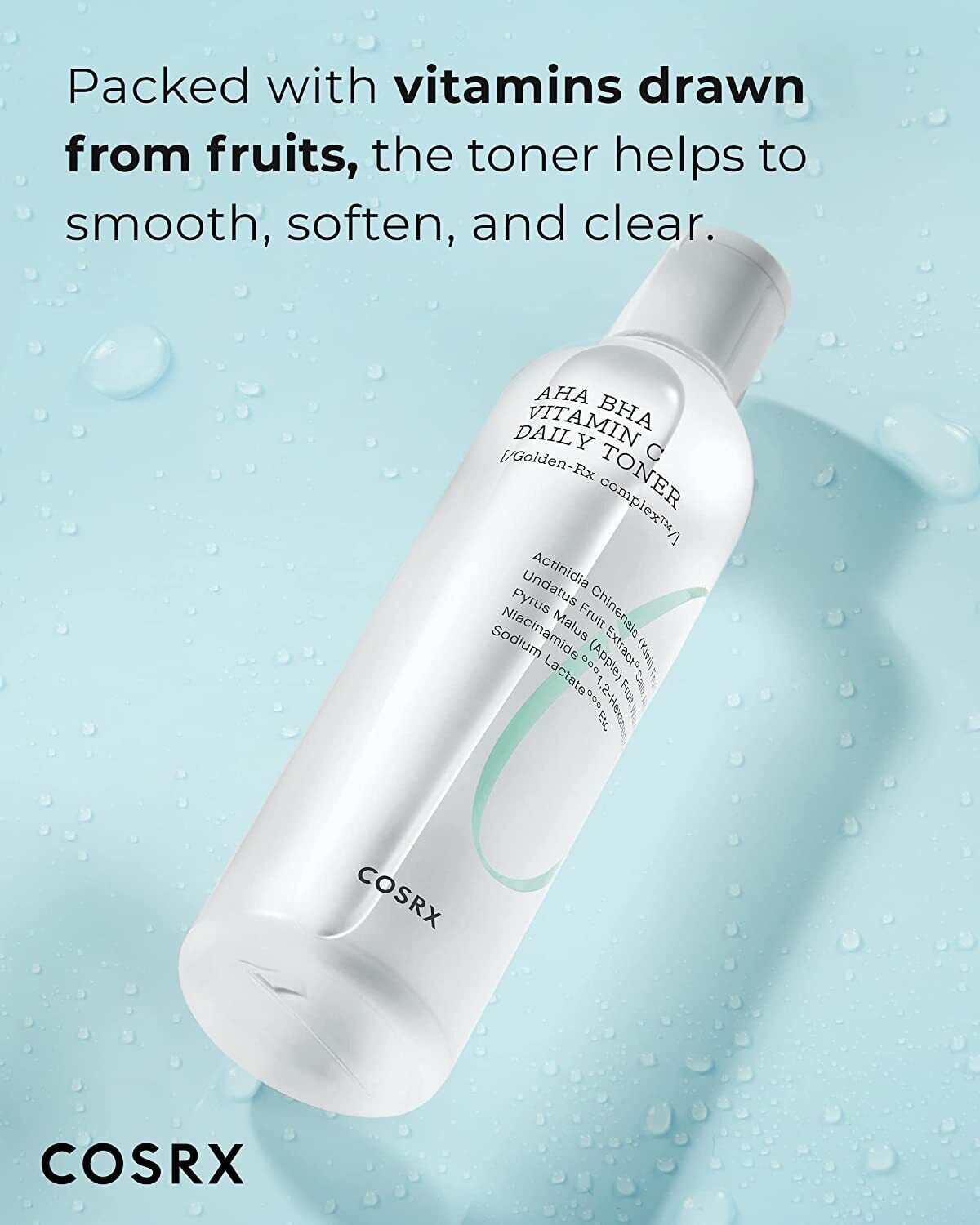 TESOLIFE特搜商城 COSRX REFRESH AHA BHA VITAMIN C DAILY TONER