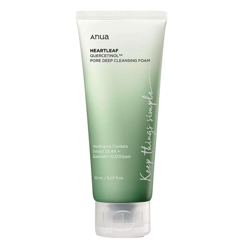 TESOLIFE特搜商城 ANUA HEARTLEAF QUERCETINOL PORE DEEP CLEANSING FOAM