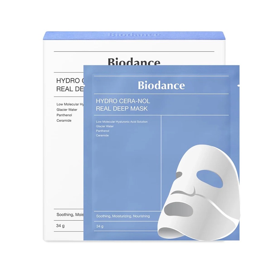 TESOLIFE特搜商城 BIODANCE HYDRO CERA-NOL REAL DEEP MASK 4P