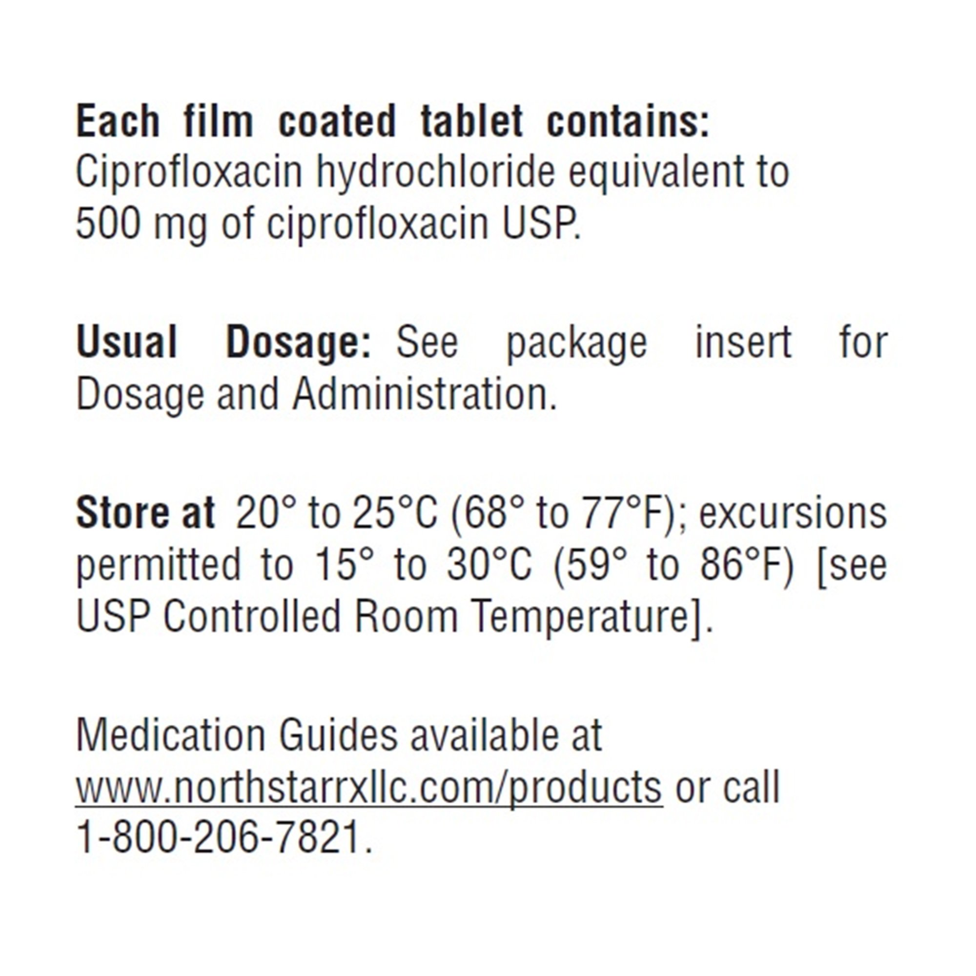 ciprofloxacin hcl cost