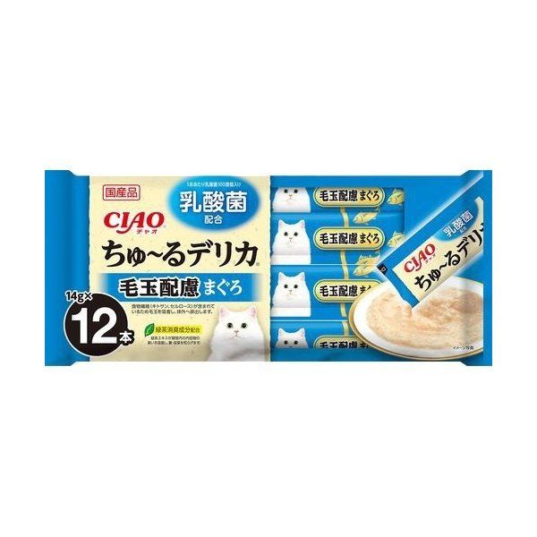 日本ciao猫零食乳酸菌化毛吞拿鱼 Tesolife特搜商城