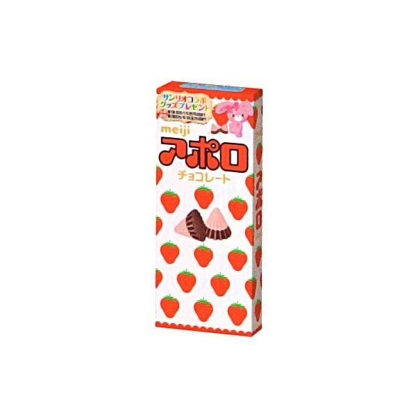 MEIJI Apollo Strawberry Chocolate Candy 46g - TESOLIFE特搜商城