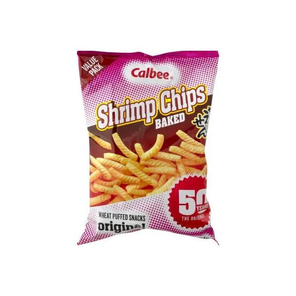 食糧補充 英語 4枚 CALBEE SHRIMP CHIPS VALUE PACK 227G - TESOLIFE特搜商城