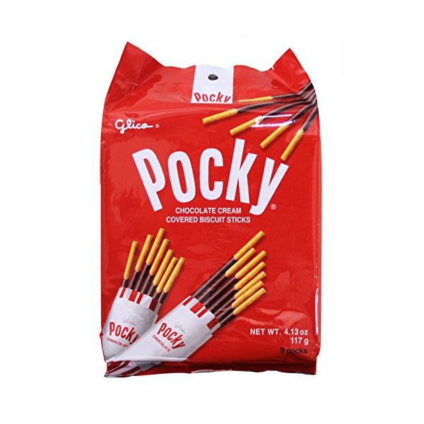 TESOLIFE特搜商城 GLICO POCKY CHOCOLATE FAMILY PACK 9PK 117G