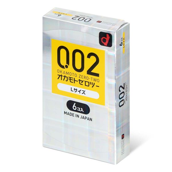 OKAMOTO 002EX THIN CONDOM L 6P W-315 - TESOLIFE特搜商城