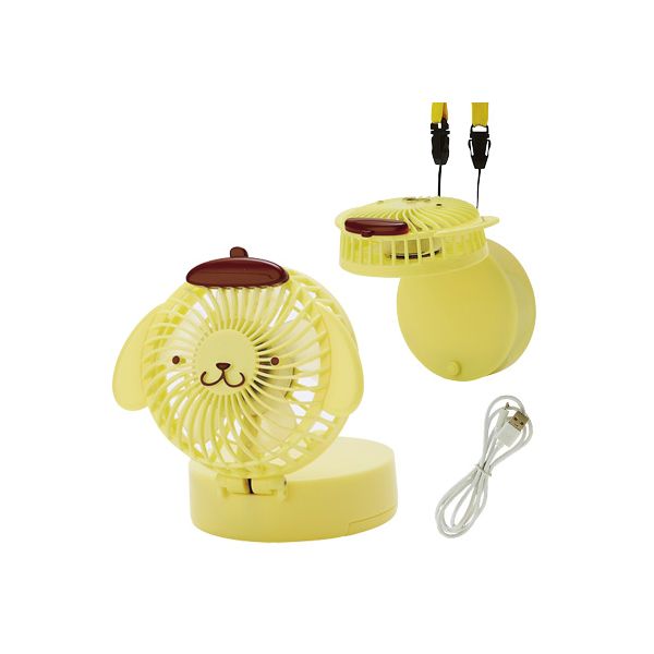 pompomさん TESOLIFE特搜商城SANRIO POMPOMPURIN NECK COMPACT FAN