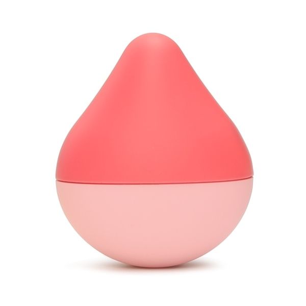 成人用品日本TENGA典雅IROHA MINI 水滴型无线防水振动按摩器粉杏