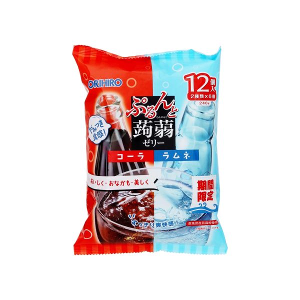 ORIHIRO PURUN KONNYAKU JELLY POUCH COLA RAMUNE - TESOLIFE特