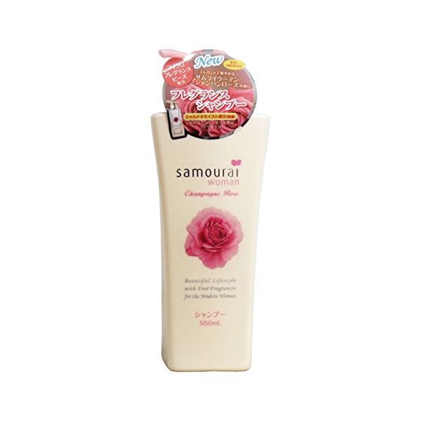 TESOLIFE特搜商城 SPR SAMOURAI WOMAN Champagne Rose Shampoo 550ml