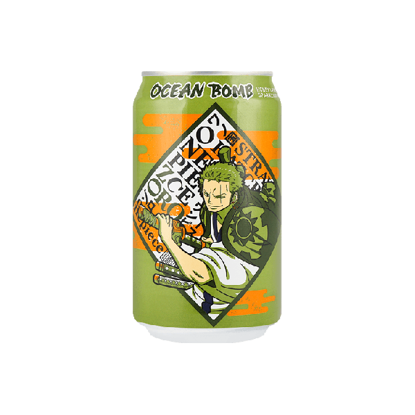 TESOLIFE特搜商城 OCEAN BOMB ONE PIECE ZORO SPARKLING WATER HONEY