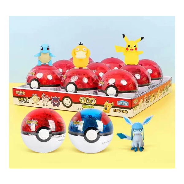 TESOLIFE特搜商城 LEDA POKEMON SOFT CANDY POKEMON BALL