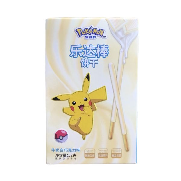 TESOLIFE特搜商城 LEDA POKEMON WHITE CHOCOLATE FILLED BISCUIT