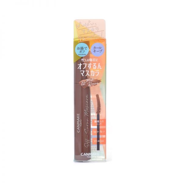 TESOLIFE特搜商城 CANMAKE OFF-SURUN MASCARA 02 MILK BROWN