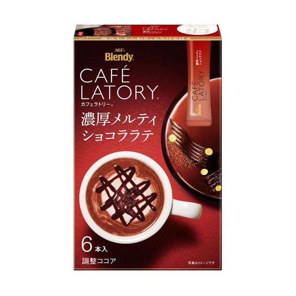 TESOLIFE特搜商城 AGF BLENDY CAFE LATORY STICK RICH MELTY CHOCOLATE