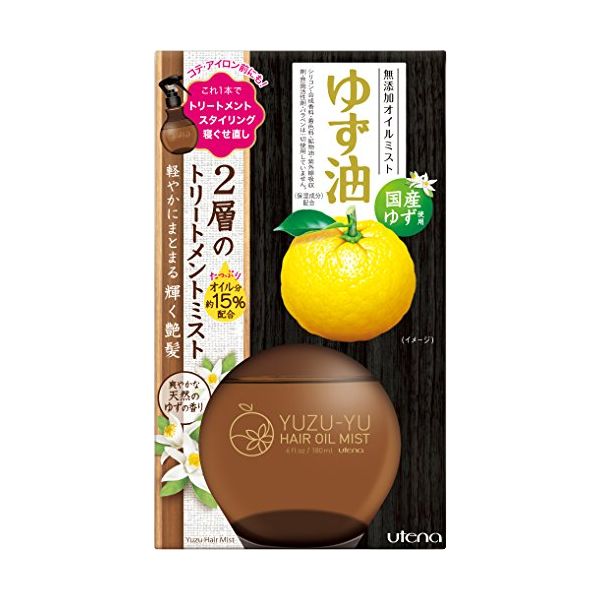 トリートメント ATOYU TESOLIFE特搜商城 UTENA YUZU-YU Natural & Non-silicone Hair Oil