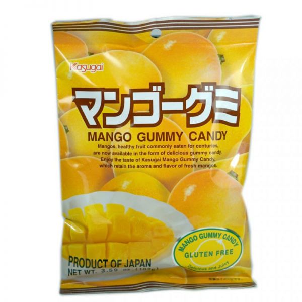 TESOLIFE特搜商城 KASUGAI Gummy Candy Mango 4oz