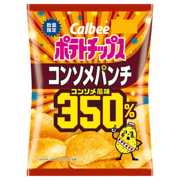 TESOLIFE特搜商城 CALBEE SUPER THICK 350% CLEAR SOUP POTATO CHIPS