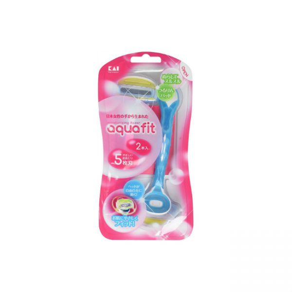 TESOLIFE特搜商城 KAI Aquafit 3D Smart Angle Hair Removal Razor 2 +