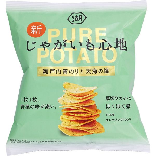 日本KOIKEYA湖池屋厚切波浪薯片野菜海苔味58G - TESOLIFE特搜商城