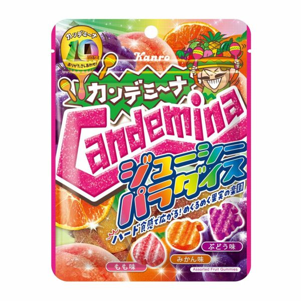 TESOLIFE特搜商城 KANRO CANDEMINA GUMMY JUICY PARADISE