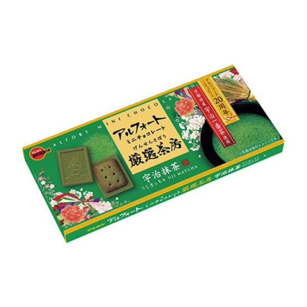TESOLIFE特搜商城 BOURBON ALFORT MINI CHOCOLATE BISCUIT MATCHA