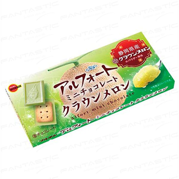 TESOLIFE特搜商城 BOURBON ALFORT MINI CHOCOLATE BISCUIT CROWN MELON