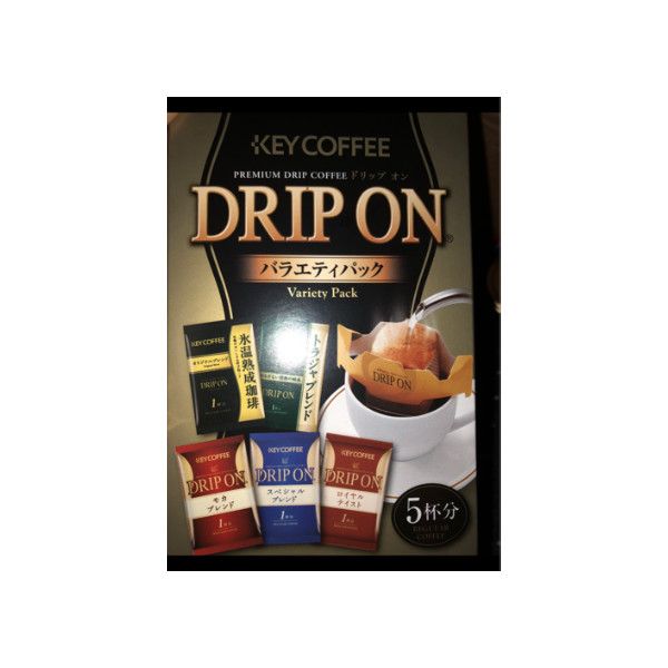 TESOLIFE特搜商城 KEY COFFEE DRIP ON VARIETY PACK 5P