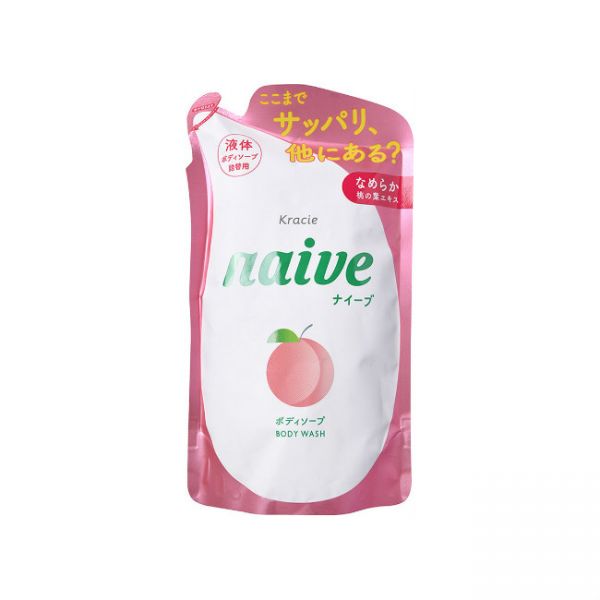 TESOLIFE特搜商城 KRACIE NAIVE BODY SOAP PEACH REFILL