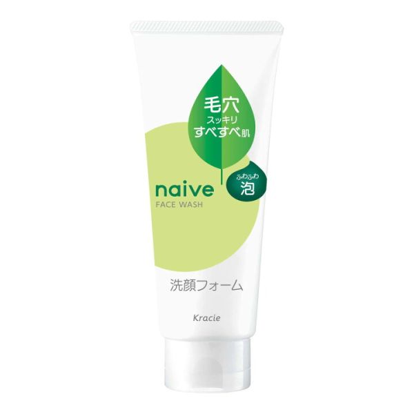 TESOLIFE特搜商城 KRACIE NAIVE FACE WASH CLEANSER GREEN TEA
