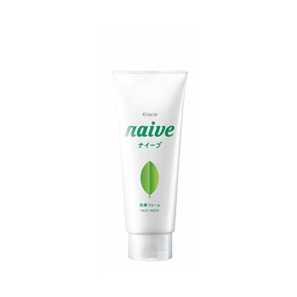 TESOLIFE特搜商城 KRACIE NAIVE Facial Cleansing Foam Green Tea 130g