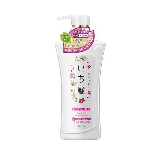 TESOLIFE特搜商城 KRACIE Ichikami Smooth Care Shampoo 480ml